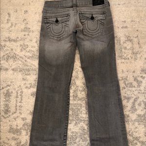 True Religion Gray Jeans